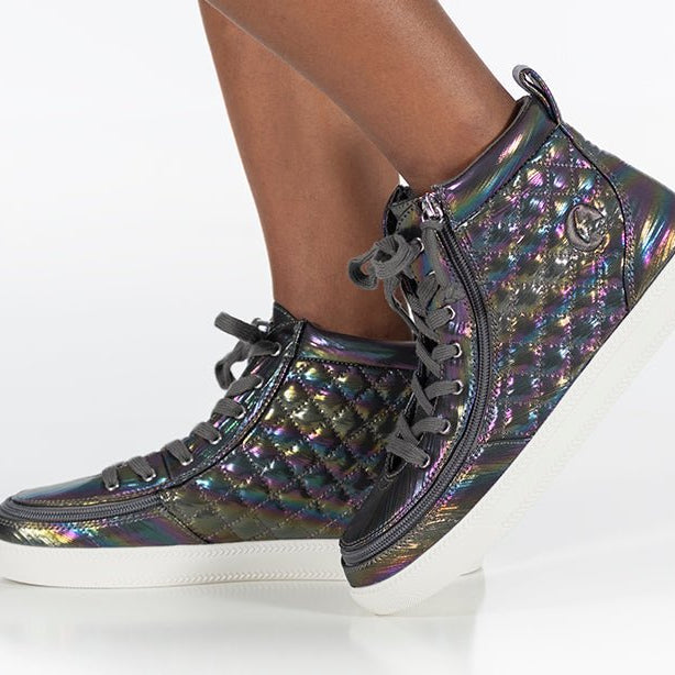 Graphite Rainbow BILLY Classic Quilt High Tops - BILLY Footwear® Canada