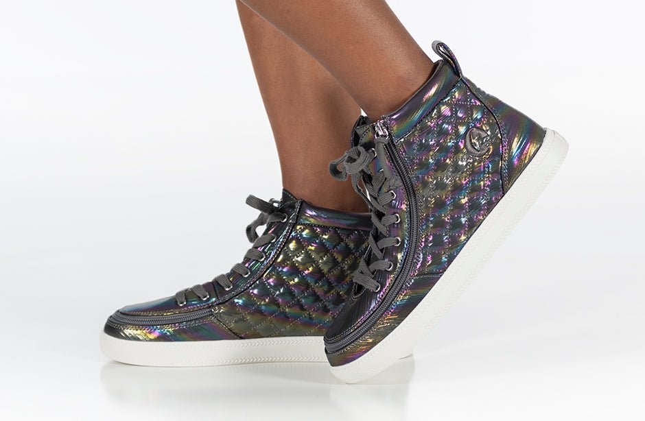 Graphite Rainbow BILLY Classic Quilt High Tops - BILLY Footwear® Canada