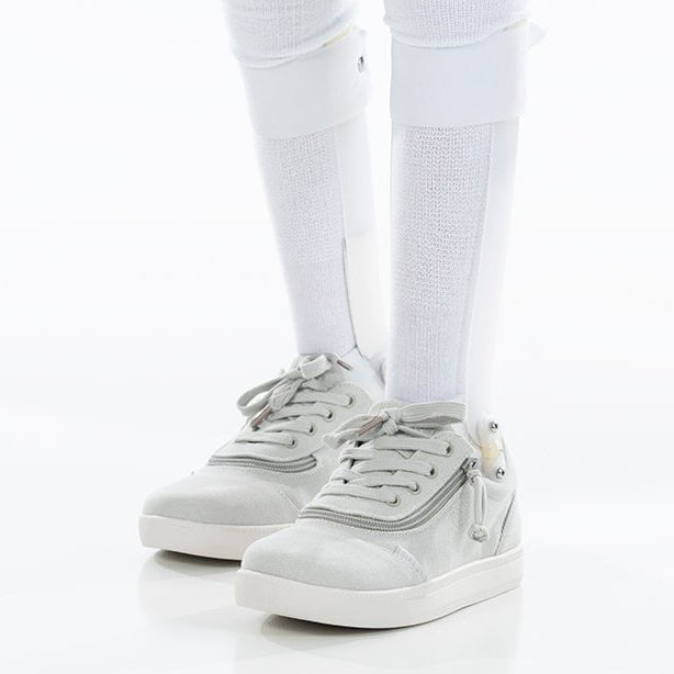 Grey BILLY D|R Short Wrap Low Tops - BILLY Footwear® Canada