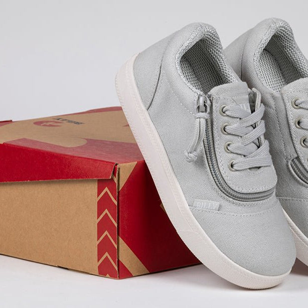 Grey BILLY D|R Short Wrap Low Tops - BILLY Footwear® Canada
