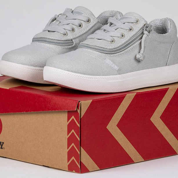 Grey BILLY D|R Short Wrap Low Tops - BILLY Footwear® Canada