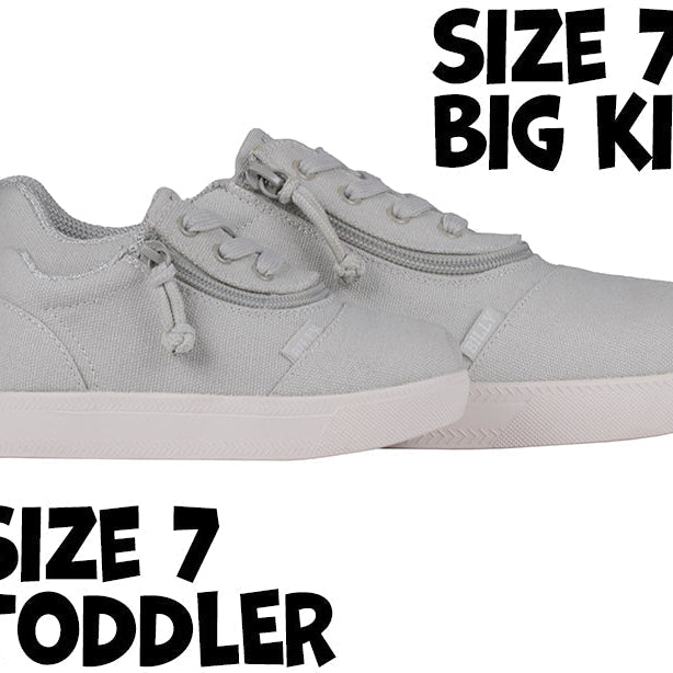 Grey BILLY D|R Short Wrap Low Tops - BILLY Footwear® Canada