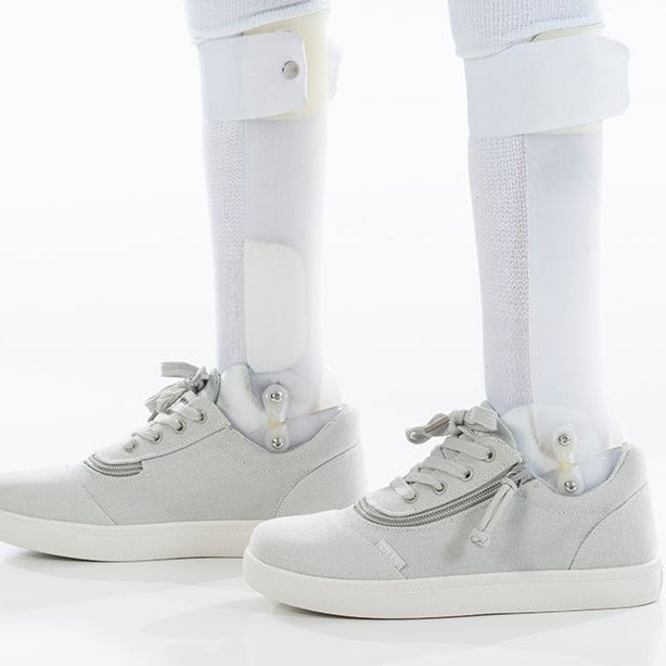 Grey BILLY D|R Short Wrap Low Tops - BILLY Footwear® Canada