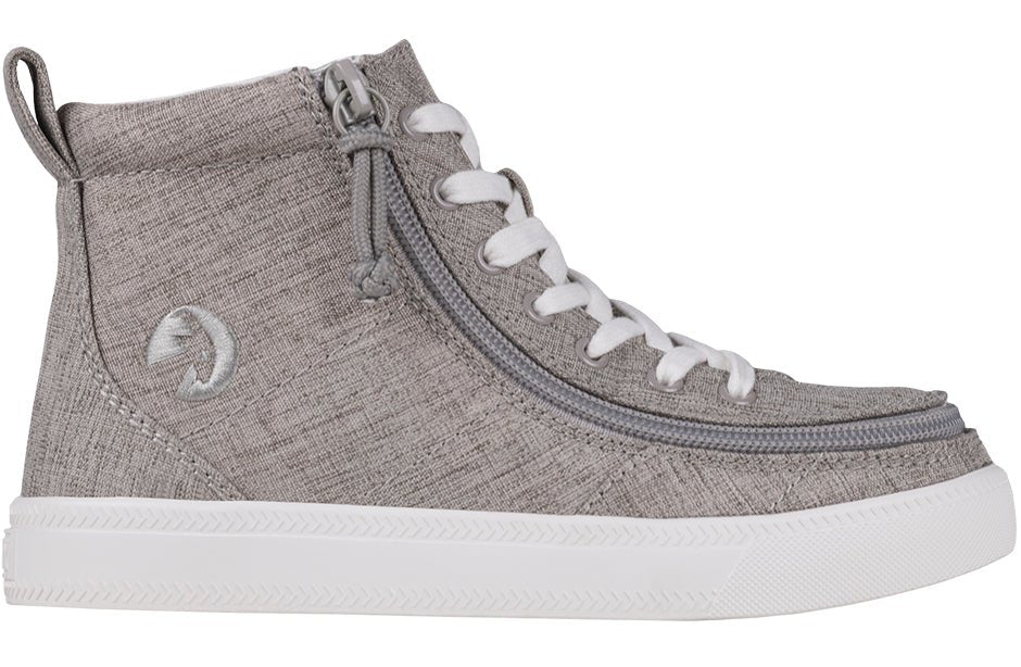 Grey Jersey BILLY Classic Lace Highs - BILLY Footwear® Canada