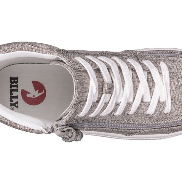 Grey Jersey BILLY Classic Lace Highs - BILLY Footwear® Canada