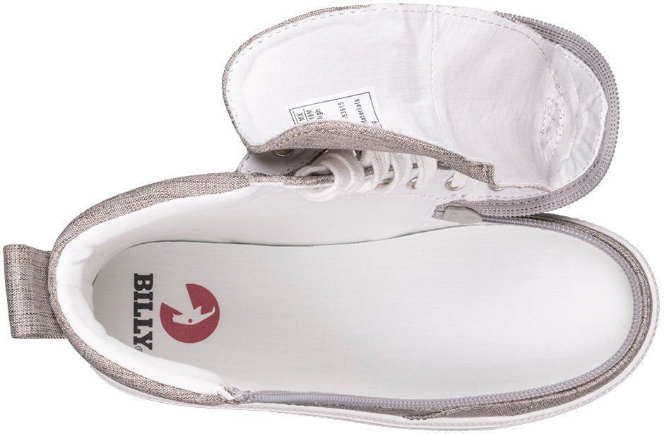 Grey Jersey BILLY Classic Lace Highs - BILLY Footwear® Canada