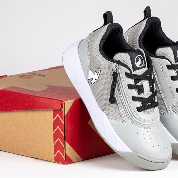 Grey/Black BILLY Sport Court Athletic Sneakers - BILLY Footwear® Canada