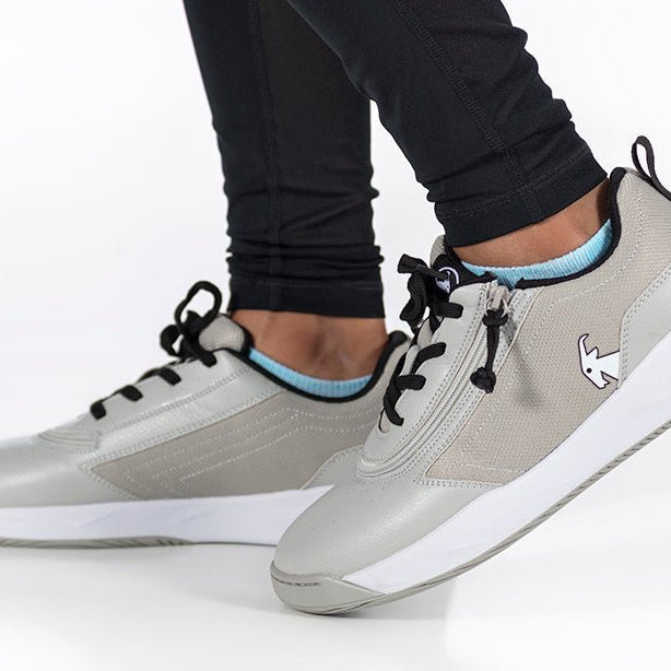 Grey/Black BILLY Sport Court Athletic Sneakers - BILLY Footwear® Canada