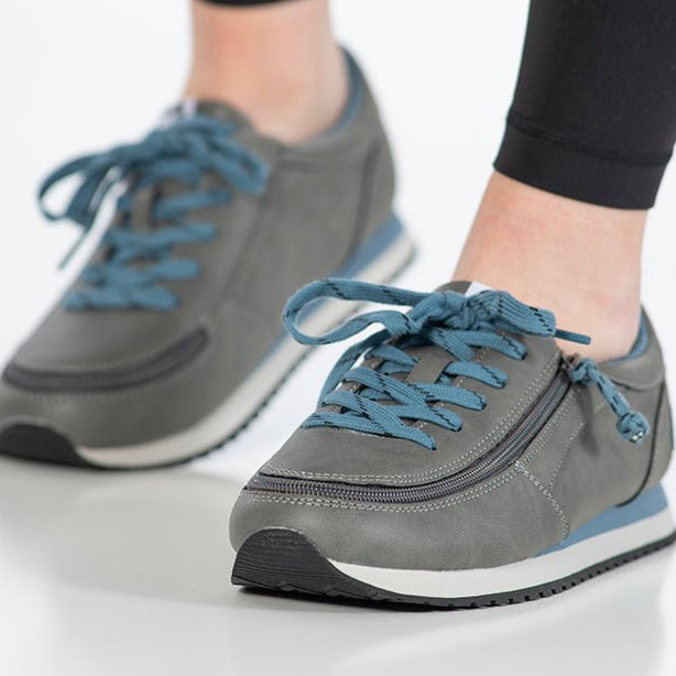 Grey/Blue BILLY Joggers - BILLY Footwear® Canada