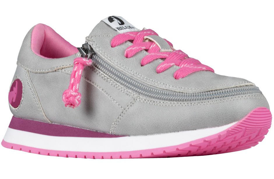 Grey/Fuchsia BILLY Joggers - BILLY Footwear® Canada