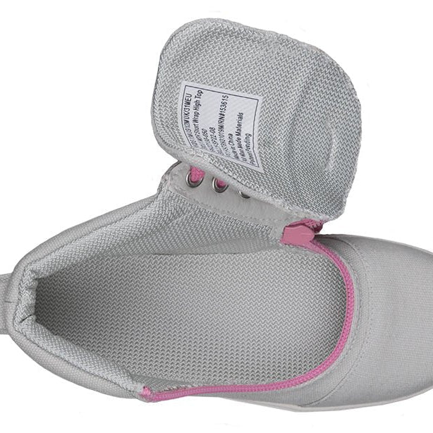 Grey/Pink BILLY D|R Short Wrap High Tops - BILLY Footwear® Canada