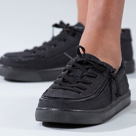 Kid's Black to the Floor Canvas BILLY Classic Lace Lows - BILLY Footwear® Canada