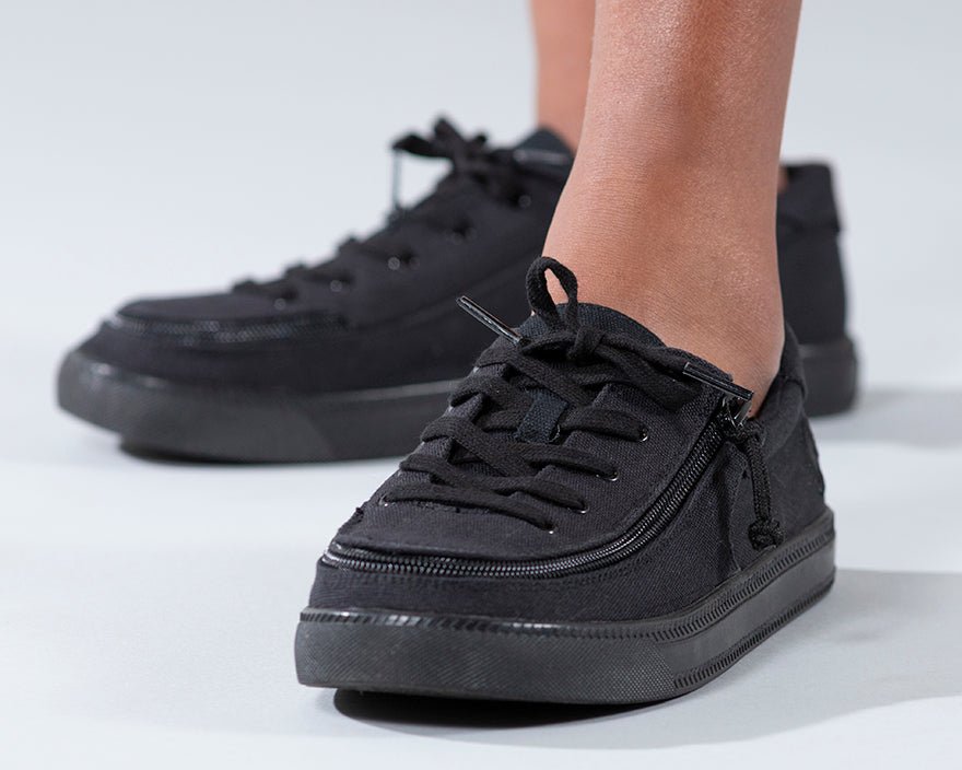 Kid's Black to the Floor Canvas BILLY Classic Lace Lows - BILLY Footwear® Canada