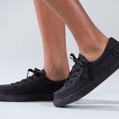 Kid's Black to the Floor Canvas BILLY Classic Lace Lows - BILLY Footwear® Canada