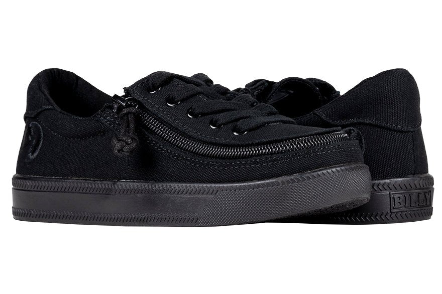 Kid's Black to the Floor Canvas BILLY Classic Lace Lows - BILLY Footwear® Canada