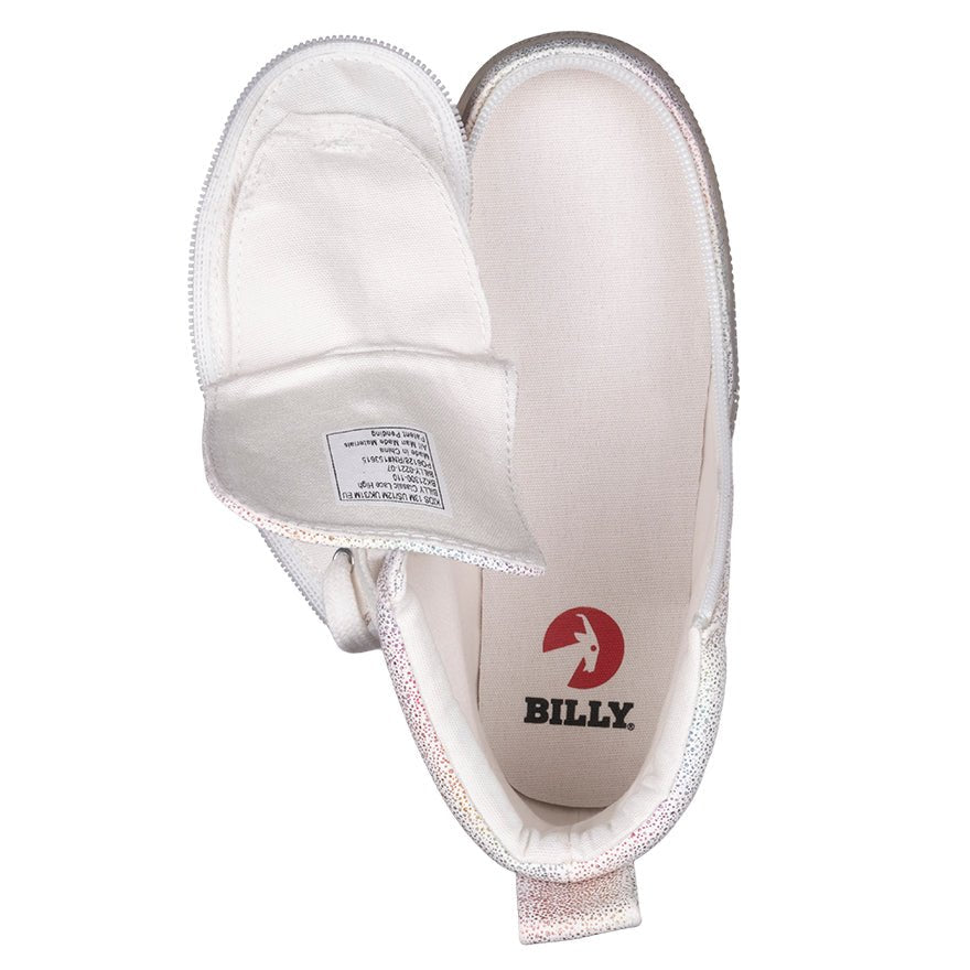 Kid's Rainbow Crackle BILLY Classic Lace Highs - BILLY Footwear® Canada