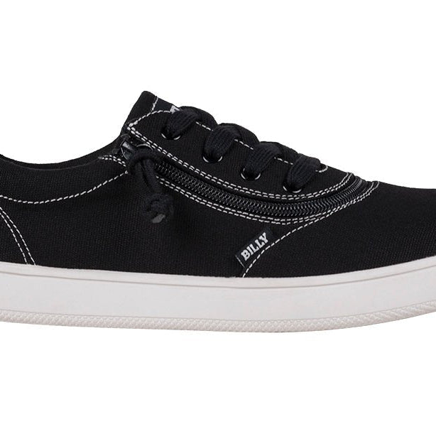 Men's Black/White Stitch BILLY Sneaker Low Tops - BILLY Footwear® Canada