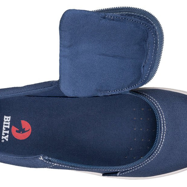 Men's Blue/White Stitch BILLY Sneaker Low Tops - BILLY Footwear® Canada
