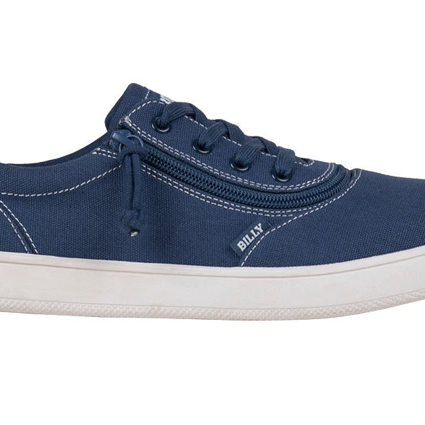 Men's Blue/White Stitch BILLY Sneaker Low Tops - BILLY Footwear® Canada