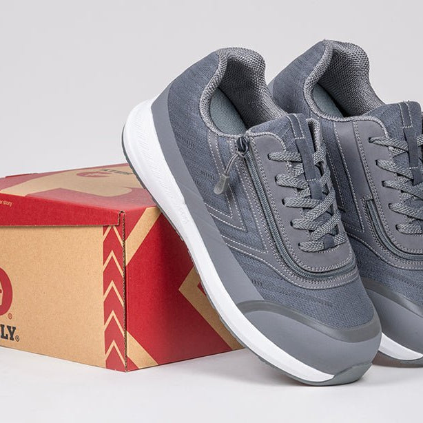 Men's Charcoal BILLY Goat AFO-Friendly Shoes - BILLY Footwear® Canada