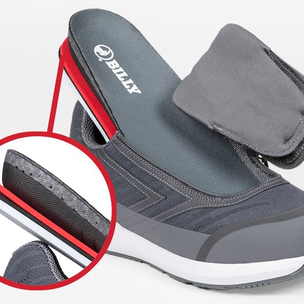 Men's Charcoal BILLY Goat AFO-Friendly Shoes - BILLY Footwear® Canada