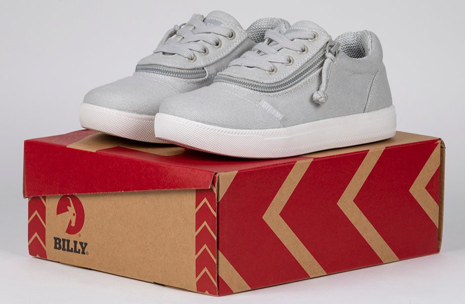 Men's Grey BILLY D|R Short Wrap Low Tops - BILLY Footwear® Canada