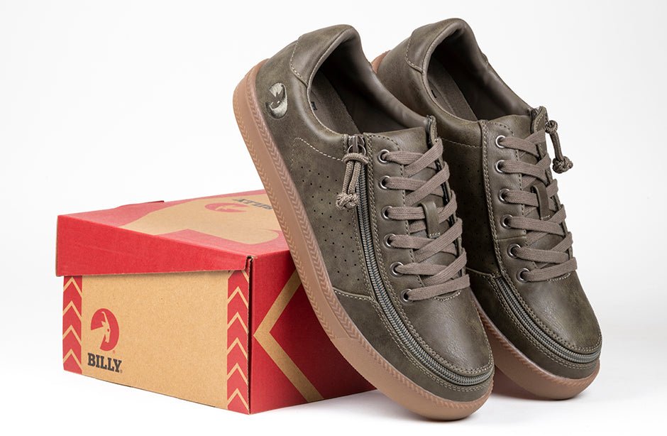 Men's Olive BILLY Sneaker Lows - BILLY Footwear® Canada