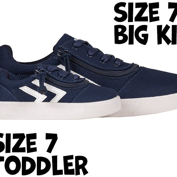 Navy/White BILLY CS Sneaker Low Tops - BILLY Footwear® Canada