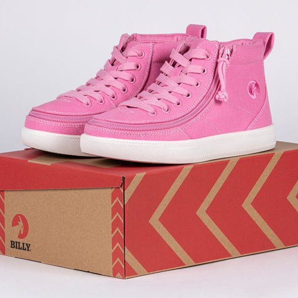 Pink BILLY Classic D|R High Tops - BILLY Footwear® Canada