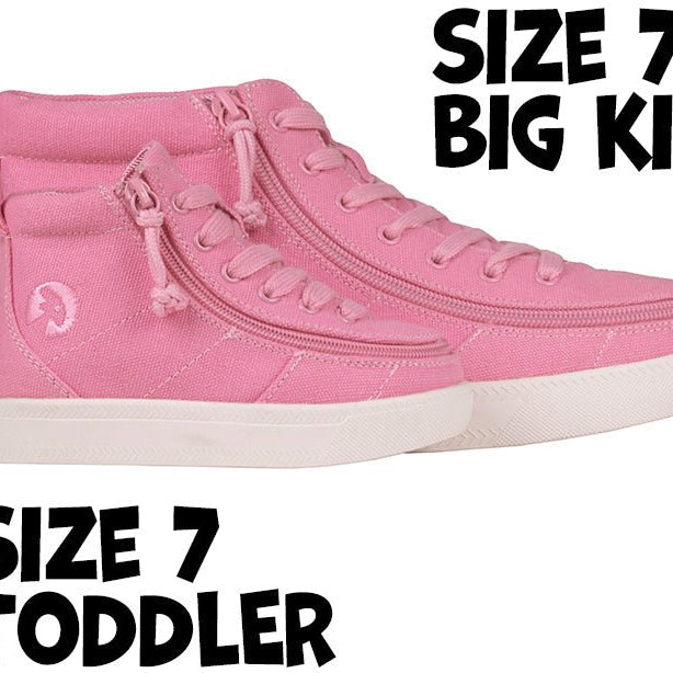 Pink BILLY Classic D|R High Tops - BILLY Footwear® Canada