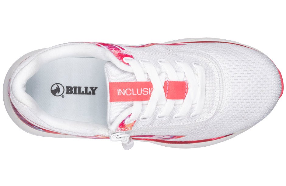 Pink Marble BILLY Sport Inclusion Athletic Sneakers - BILLY Footwear® Canada