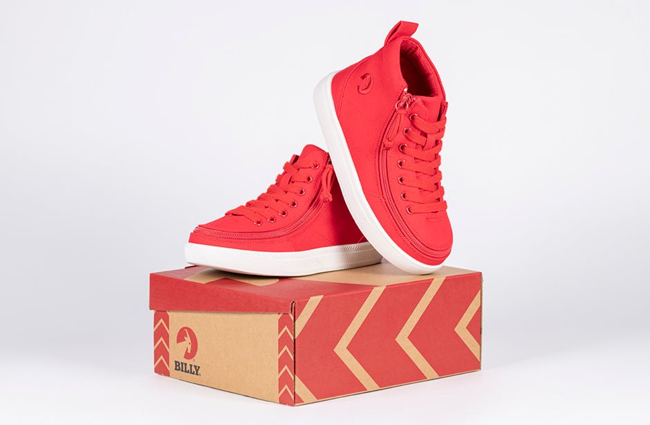 Red BILLY Classic D|R High Tops - BILLY Footwear® Canada