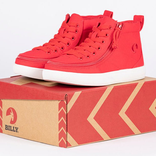 Red BILLY Classic D|R High Tops - BILLY Footwear® Canada