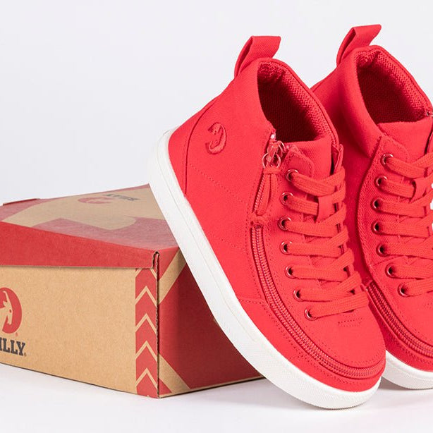 Red BILLY Classic D|R High Tops - BILLY Footwear® Canada