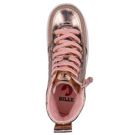 Rose Gold BILLY Quilt High Tops - BILLY Footwear® Canada