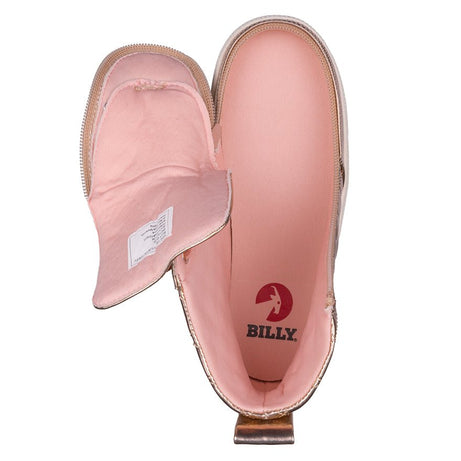 Rose Gold BILLY Quilt High Tops - BILLY Footwear® Canada
