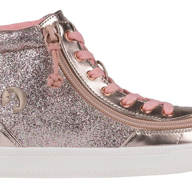 Rose Gold Unicorn BILLY Classic Lace High Tops - BILLY Footwear® Canada