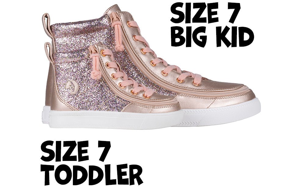 Rose Gold Unicorn BILLY Classic Lace High Tops - BILLY Footwear® Canada