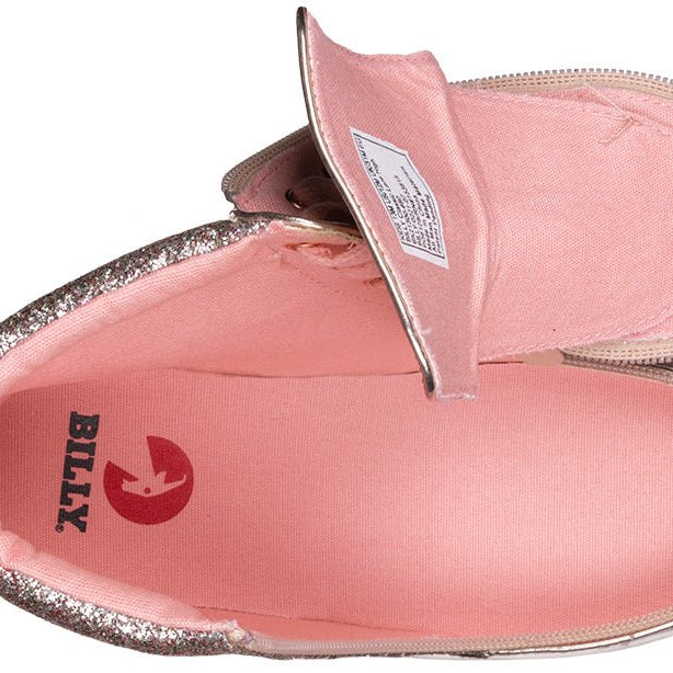 Rose Gold Unicorn BILLY Classic Lace High Tops - BILLY Footwear® Canada