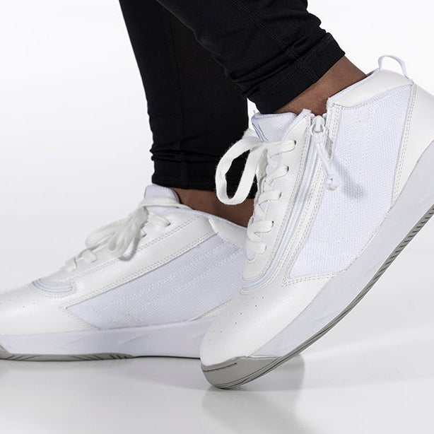 White BILLY Sport Hoop Athletic Sneakers - BILLY Footwear® Canada
