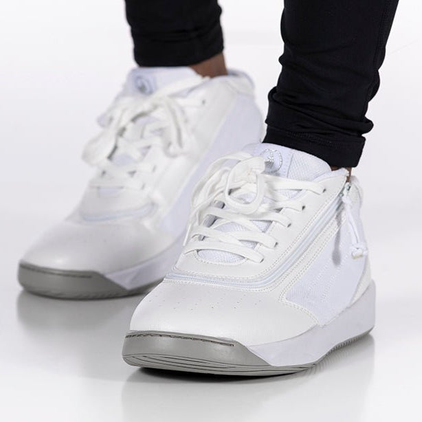 White BILLY Sport Hoop Athletic Sneakers - BILLY Footwear® Canada