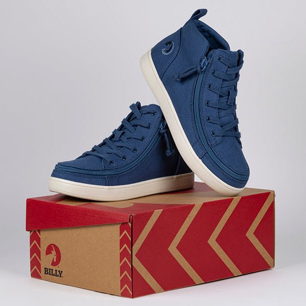 Women's Beach Blue BILLY Sneaker Lace Mid Tops - BILLY Footwear® Canada