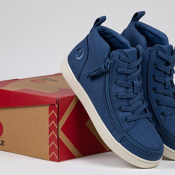 Women's Beach Blue BILLY Sneaker Lace Mid Tops - BILLY Footwear® Canada