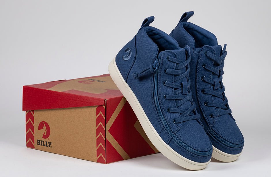 Women's Beach Blue BILLY Sneaker Lace Mid Tops - BILLY Footwear® Canada