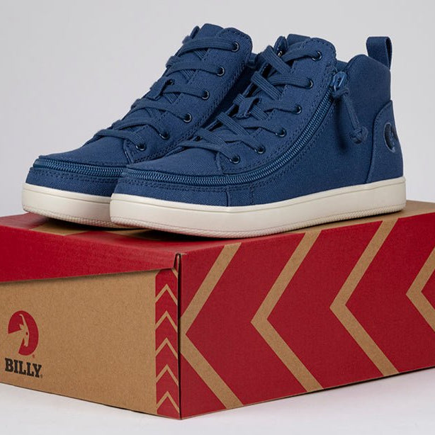 Women's Beach Blue BILLY Sneaker Lace Mid Tops - BILLY Footwear® Canada