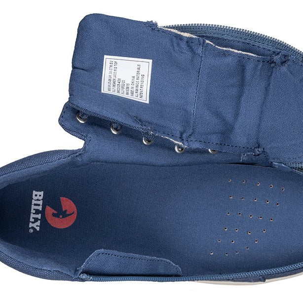 Women's Beach Blue BILLY Sneaker Lace Mid Tops - BILLY Footwear® Canada