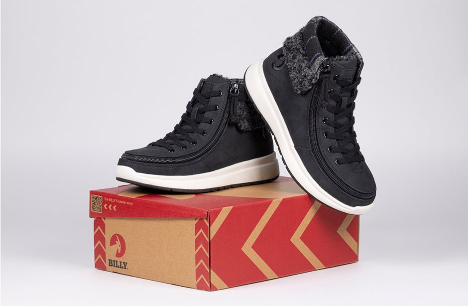 Women's Black BILLY Comfort Cuffs - BILLY Footwear® Canada