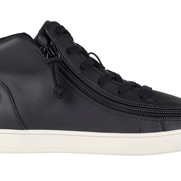 Women's Black BILLY Sneaker Lace Mid Tops - BILLY Footwear® Canada