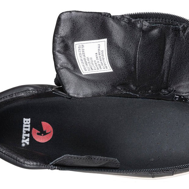 Women's Black BILLY Sneaker Lace Mid Tops - BILLY Footwear® Canada