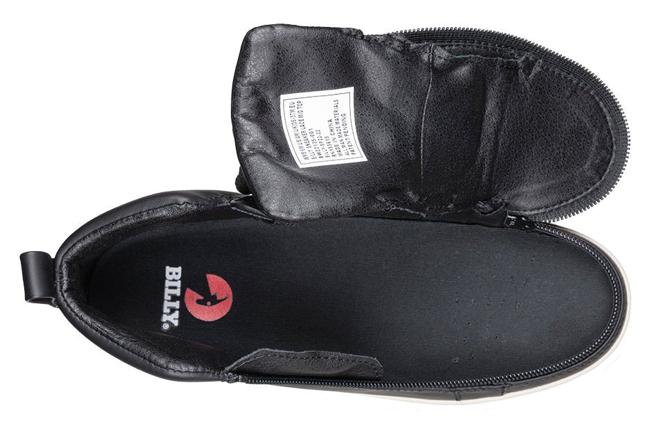 Women's Black BILLY Sneaker Lace Mid Tops - BILLY Footwear® Canada